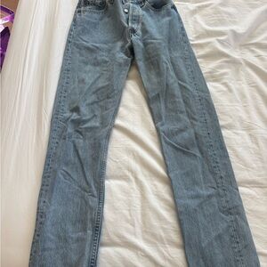 Levi's Light Blue Straight Leg Jeans